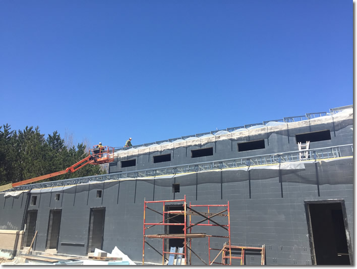 Construction on Cloquet water treatment plant - May 2018