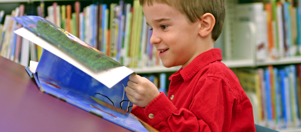 child reading