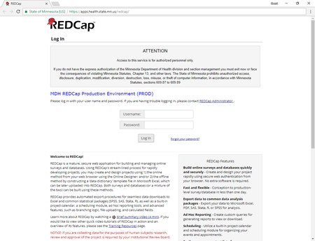 select to view larger image of REDCap screen shot