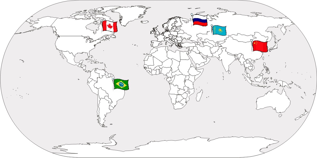 Asbestos Producing Countries of the World