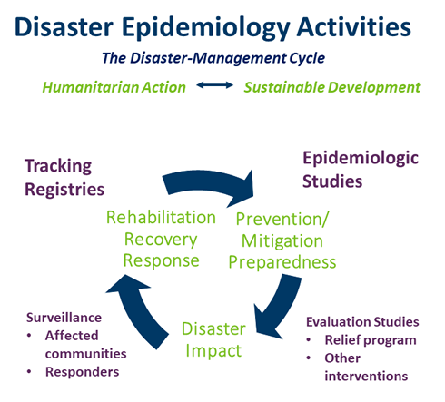health disaster surveillance epidemiology management during cycle after event before action information