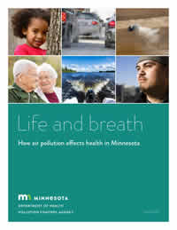 Life and Breath: Health impact of air pollution - report cover