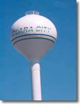 Clara City water tower