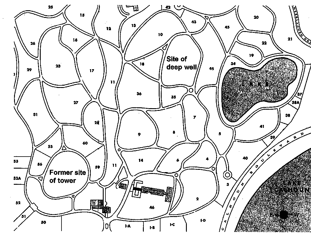 Lakewood Cemetery Map