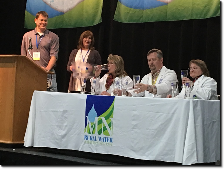 Taste test at Minnesota Rural Water Association conference