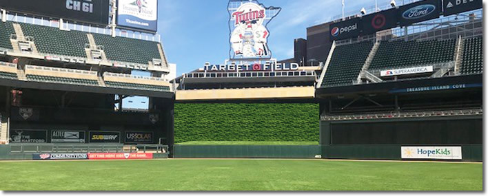 Living Wall Batter's Eye at Target Field