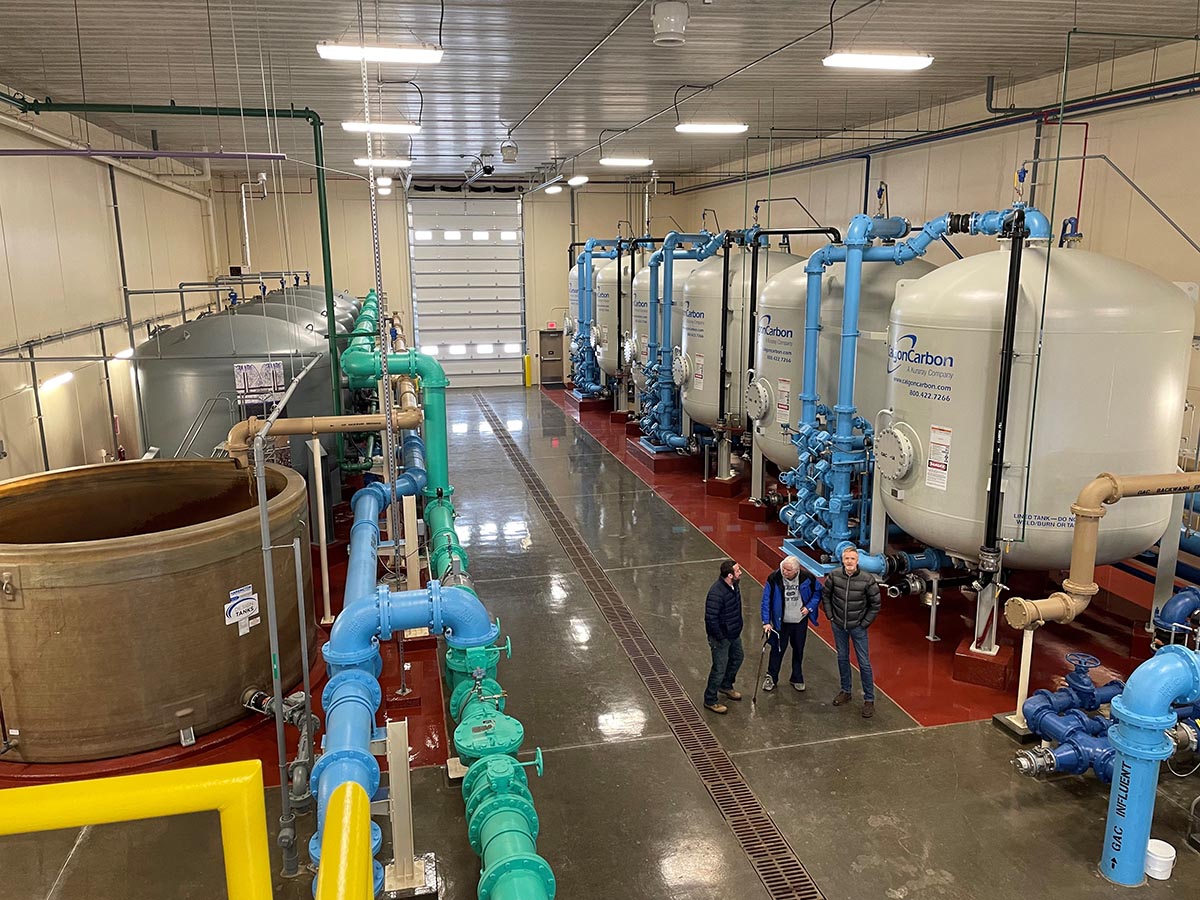 The interior of the new Bemidji water treatment facility.