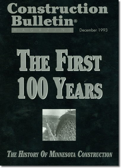 Cover of the anniversary issue of Construction Bulletin