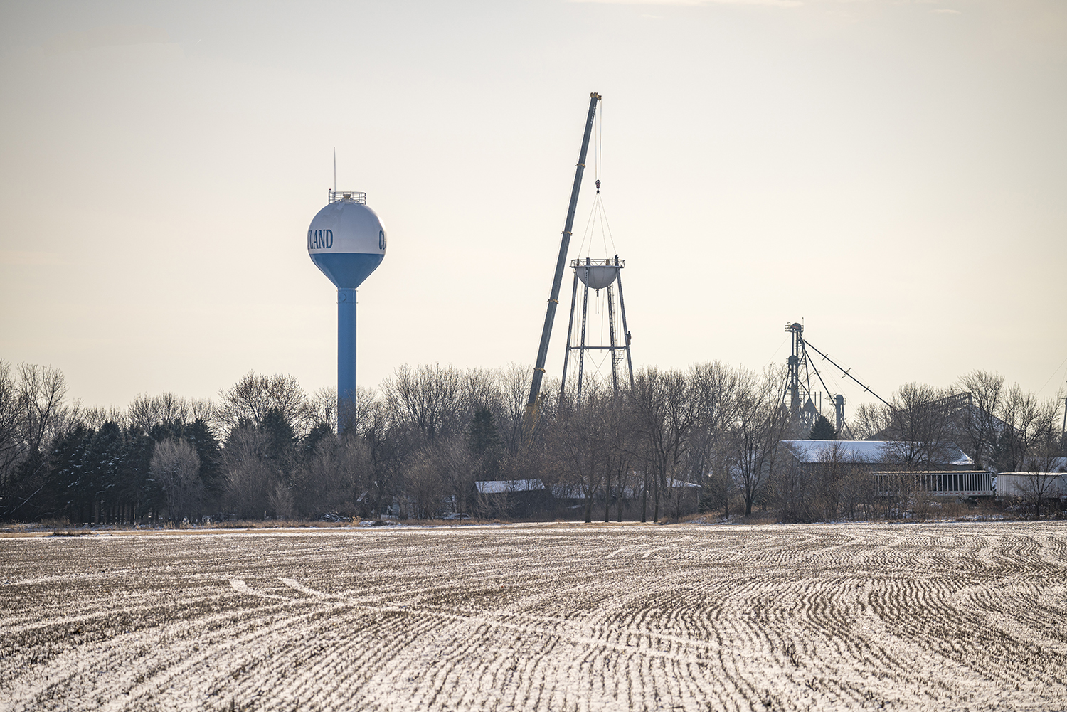 Courtland water towers by Mathew D. Sparlin Photography of New Ulm