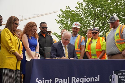 Governor Walz signs bill to fund removal and replacement of lead pipes in Minnesota