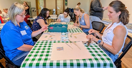 New mosaics funded in part by the Source Water Protection collaborative are popping up in Chatfield, MN
