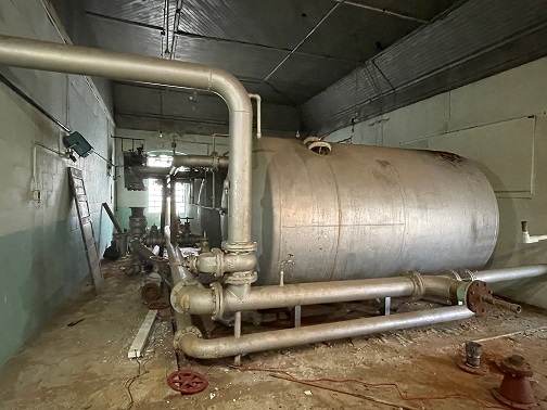 Pressure filters in the old plant