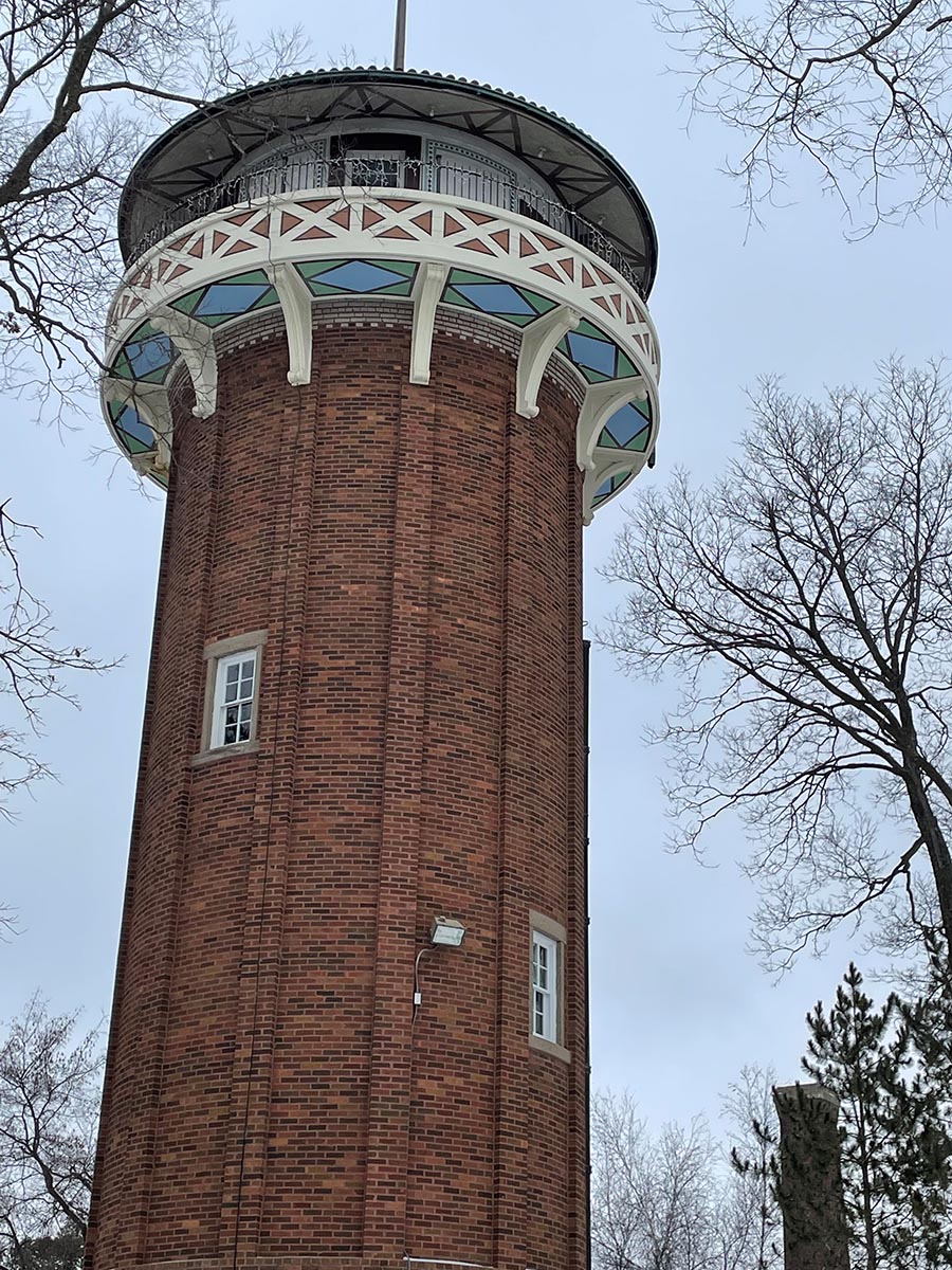 Water tower at Anderson Center for Interdisciplinary Studies at Tower View in Red Wing