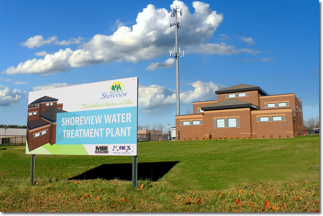 Shoreview water treatment plant