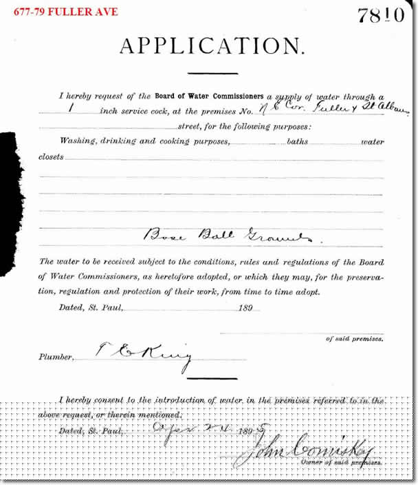 Water permit for St. Paul ballpark