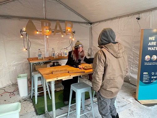 Water Bar at The Great Northern Sauna Village