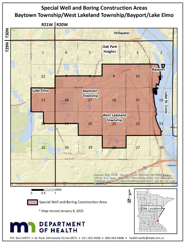 how to find township range section in minnesota