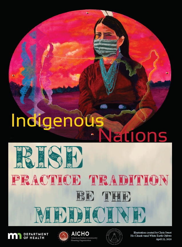 Be the Medicine Indigenous Artist poster