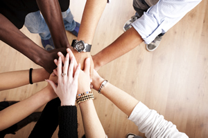 diverse hands