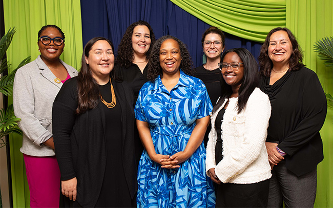 Health Equity Bureau leaders with Commissioner Cunningham at August Joint Council event