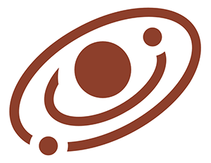 Planet and orbit icon