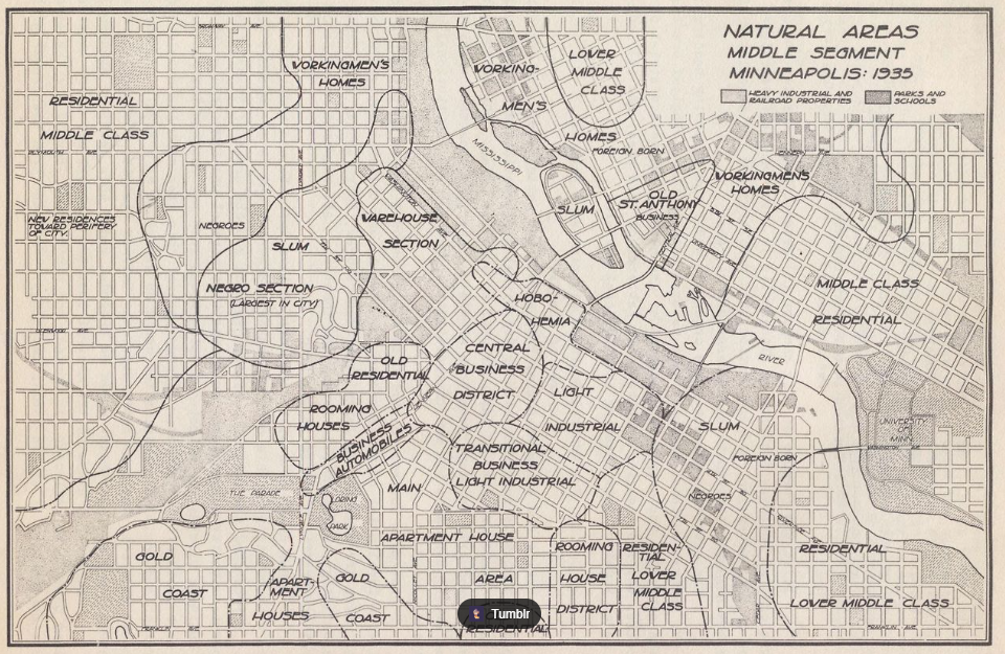 Brooklyn Park and Brooklyn Center planning map.