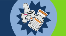 Icon of naloxone.