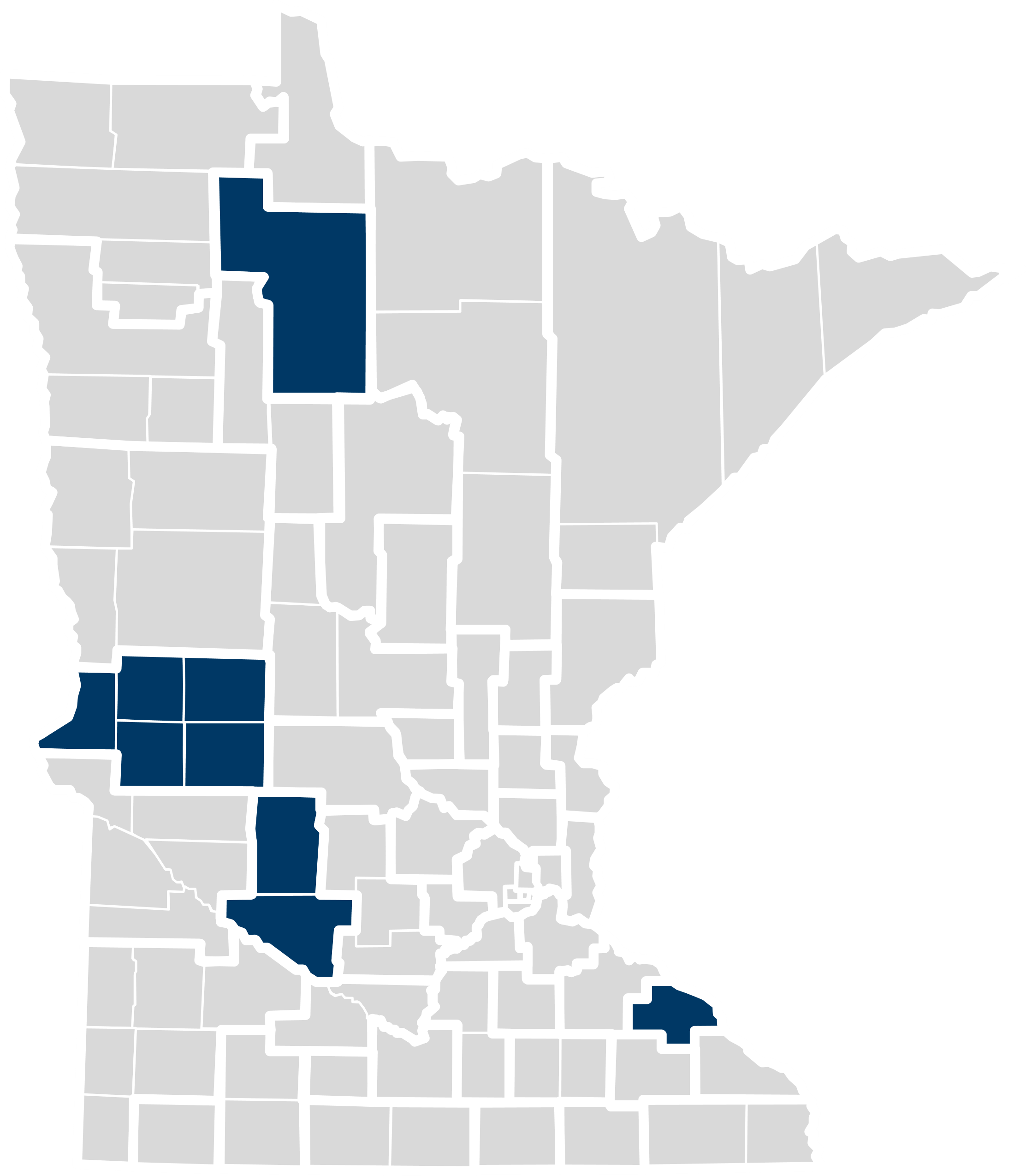 Map of community health boards that have identified this issue as a top priority in their assessment