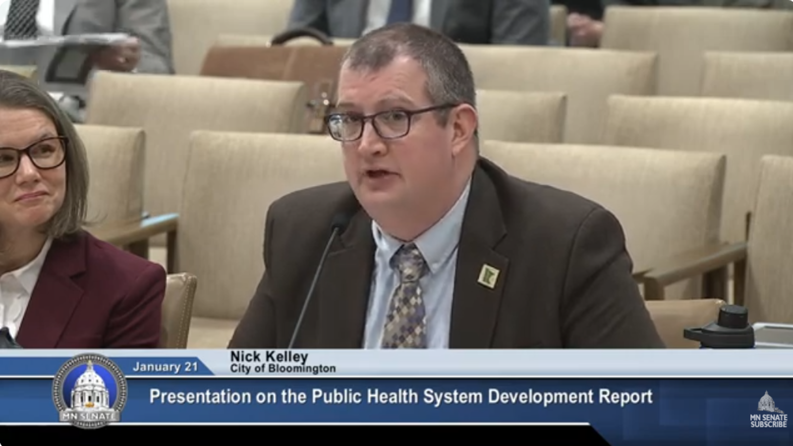 JLT members present to the Minnesota Senate Health and Human Services Committee