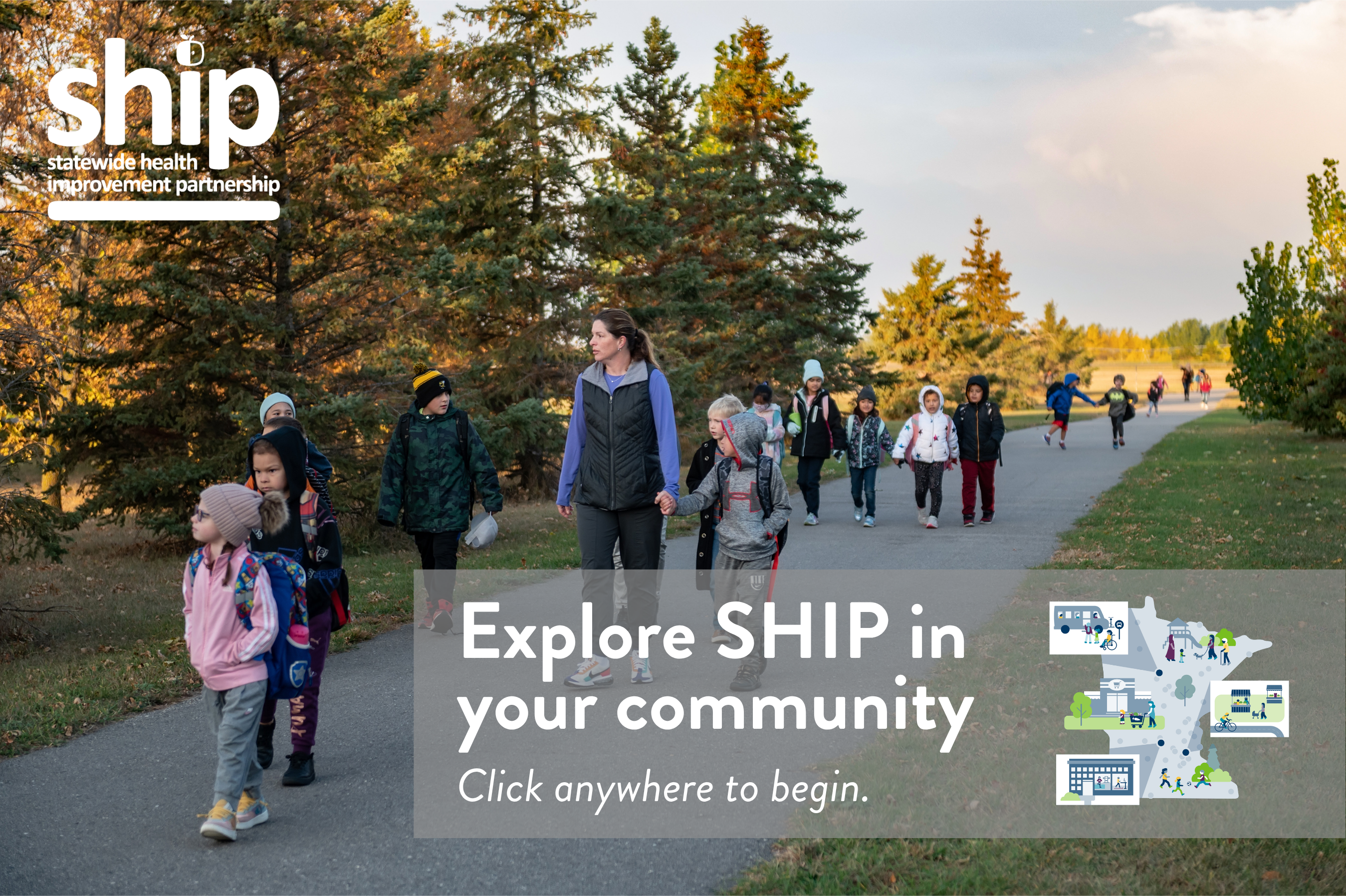 Explore SHIP in Your Community - Click anywhere to begin
