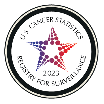 U.S Cancer Statistics Registry for Surveillance 2022 Seal