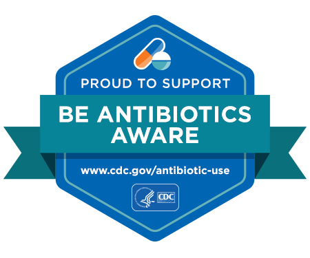Proud to support CDC's Be Antibiotics Aware campaign.