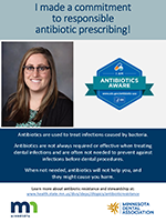Poster template: I made a commitment to responsible antibiotic prescribing!