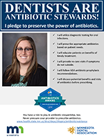 Poster template: Dentists are antibiotic stewards!