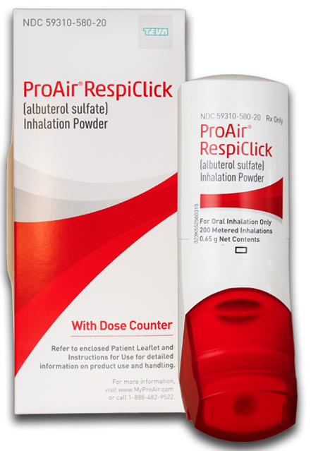 how does proair respiclick work