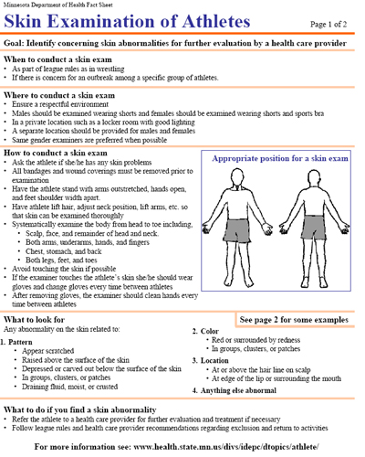 Image of Skim examinations flyer.