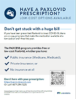 Have a Paxlovid Prescription? Low-cost options available 