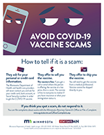 Avoid COVID-19 Vaccine Scams fact sheet