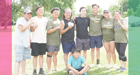 young hmong adult volleyball athletes