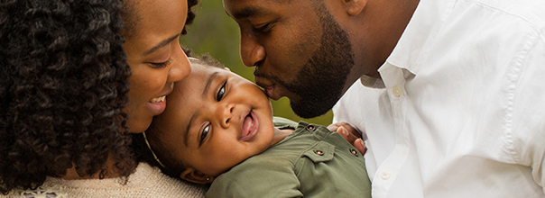 parents with baby