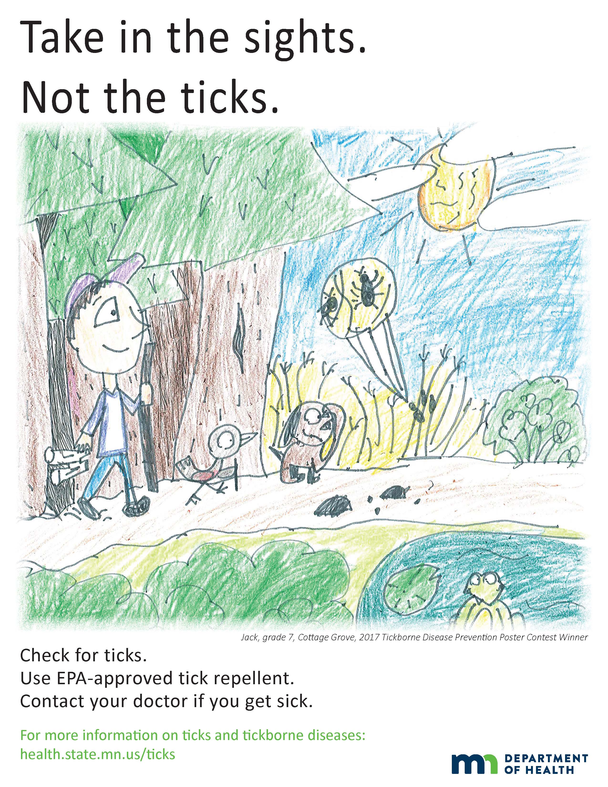 Tickborne Disease Prevention Poster