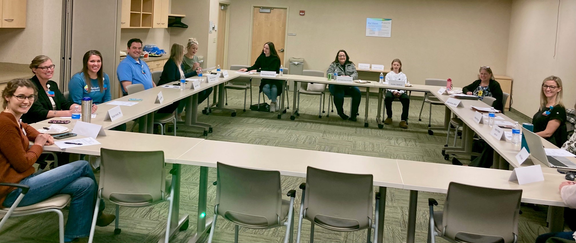 Mankato Clinic's Patient Advisory Council meeting view 2
