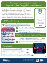 MDH Project Firstline Cough Education Bundle