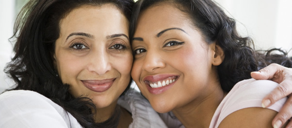 mother and daughter