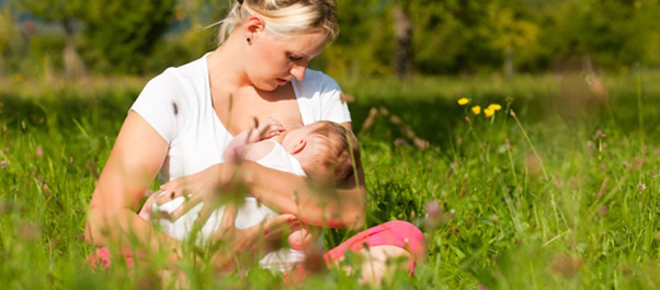 woman breastfeeding