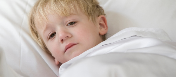 sick kid