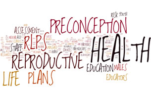 Wordle: Preconception, Health, Reproductive, Life, Plans, Education, etc. 