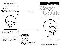 image of green cover your cough poster