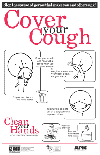 image of cover your cough health care poster