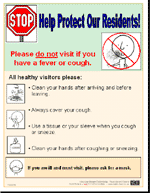 Stop! Help Protect Our Residents Posters